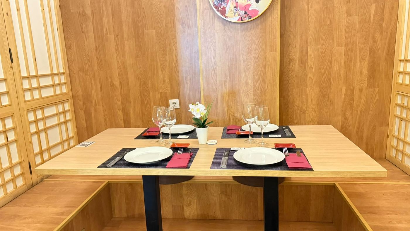 Mesa tatami de My Sushi Valencia